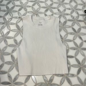 Aerie cropped white tank!!